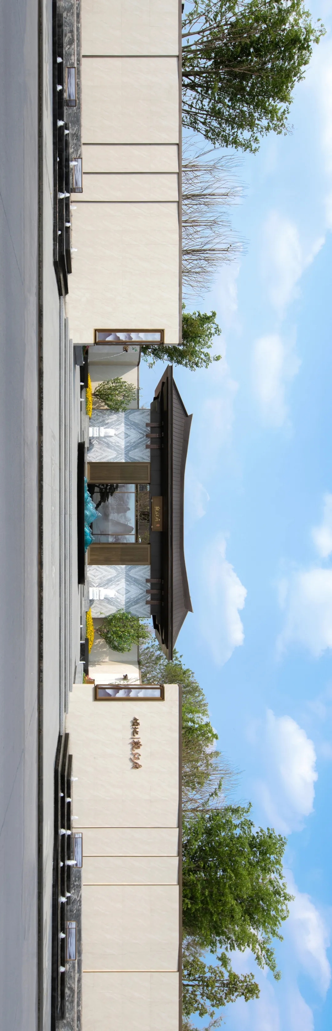 小区大门入口设计二（现代大气简约·新亚洲风格）