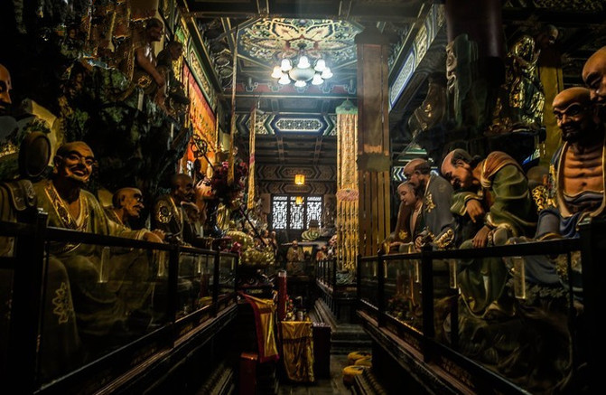 重庆罗汉古寺,重庆市中心罗汉寺