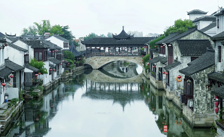 阳澄湖江南古镇,江苏阳澄湖畔老街