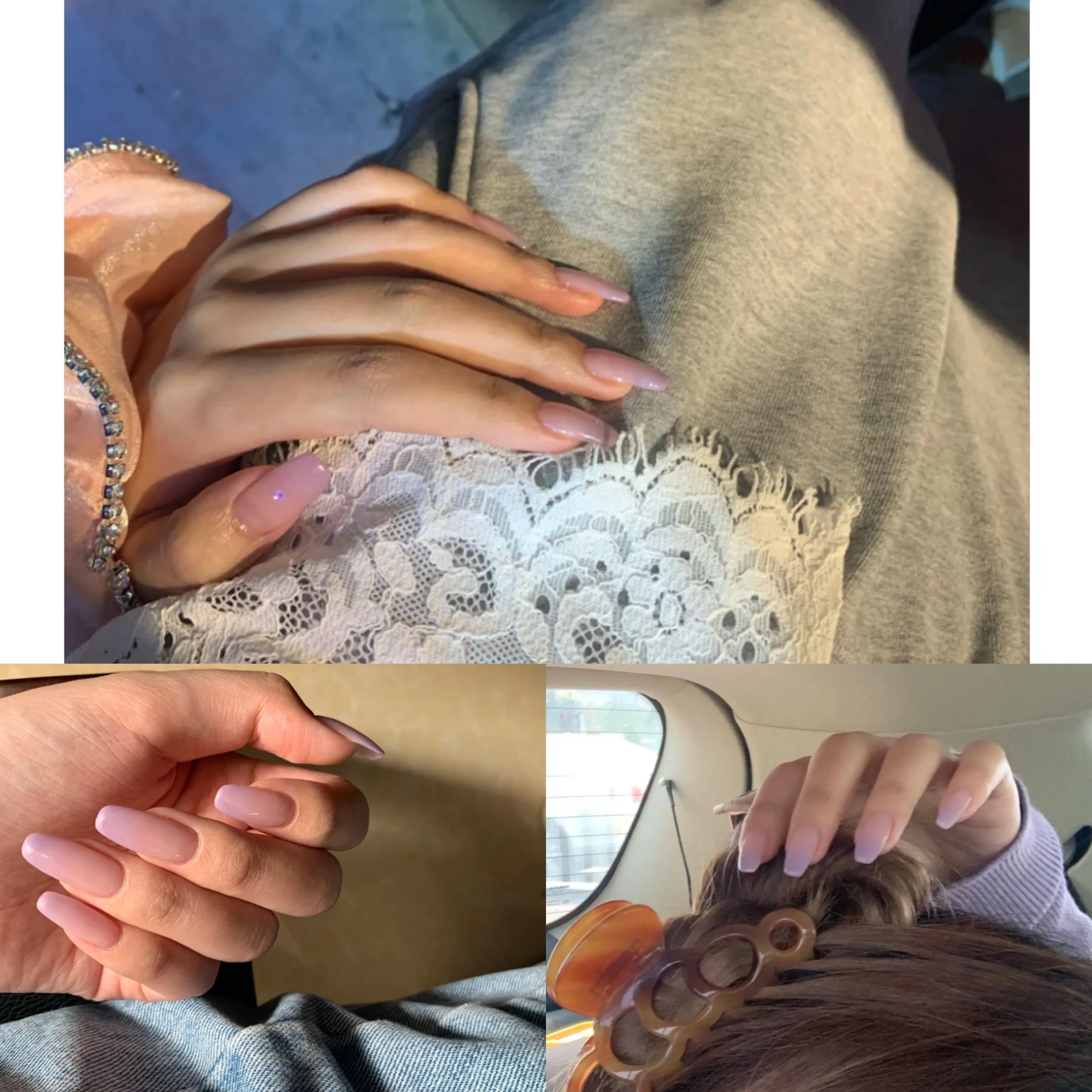 jennie同款美甲香芋紫,香芋紫美甲和什么颜色搭配