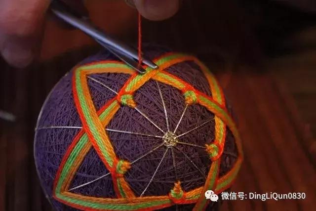 刺绣手鞠球制作步骤,绣手鞠球的正确方法