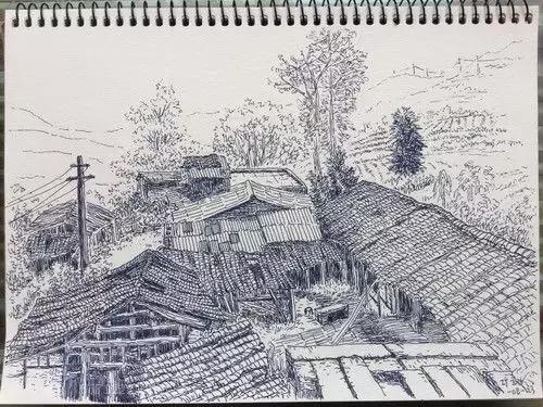 风景速写的好处,风景速写简单显高级