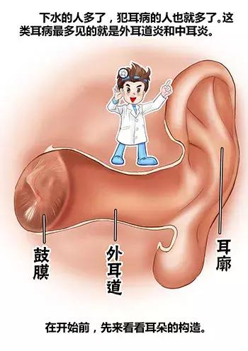 游泳耳朵里进水排不出来怎么办,游泳耳朵进水像堵了一层膜听不清