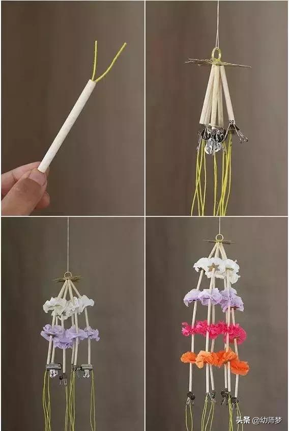 幼儿园贺卡吊饰,可以粘贺卡的吊饰