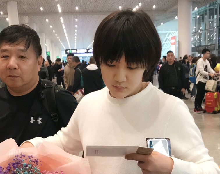 陈梦香蕉,陈梦刘国梁比赛