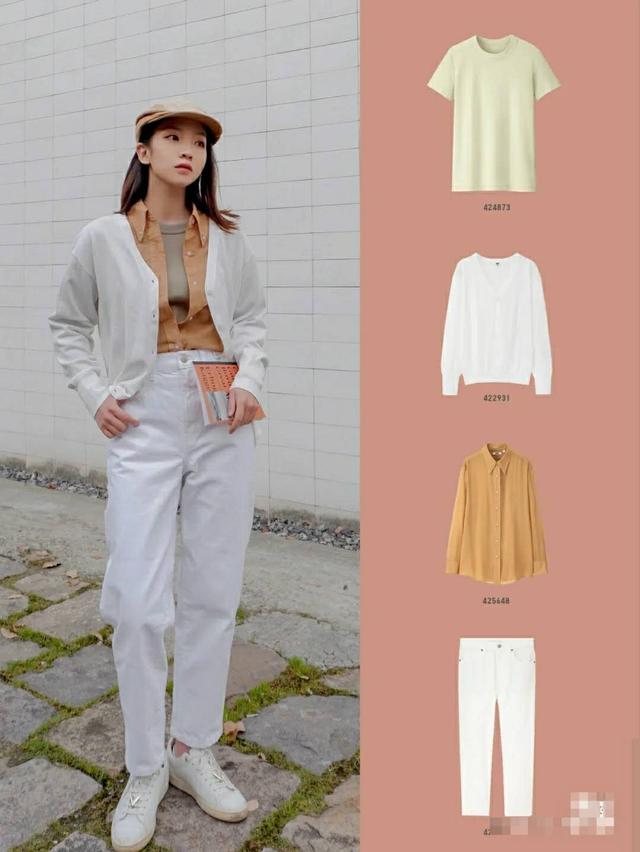 直筒裤穿搭优衣库,优衣库细条纹裤的最佳搭配