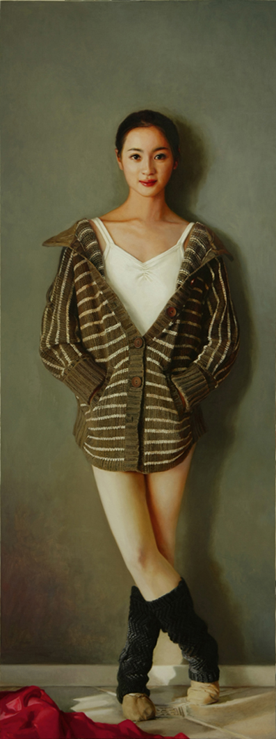 王东升画家,赵开坤人物油画作品欣赏