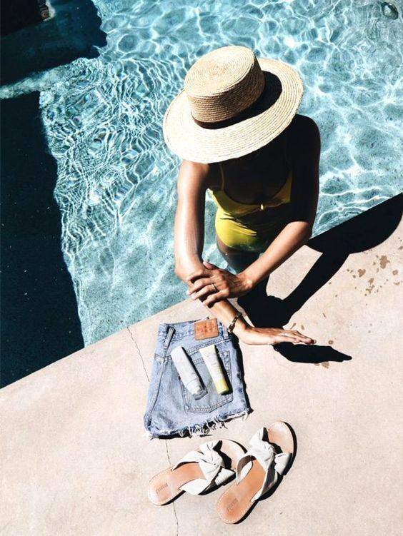 仙气十足的夏天防晒,被阳光亲吻过的小麦皮肤