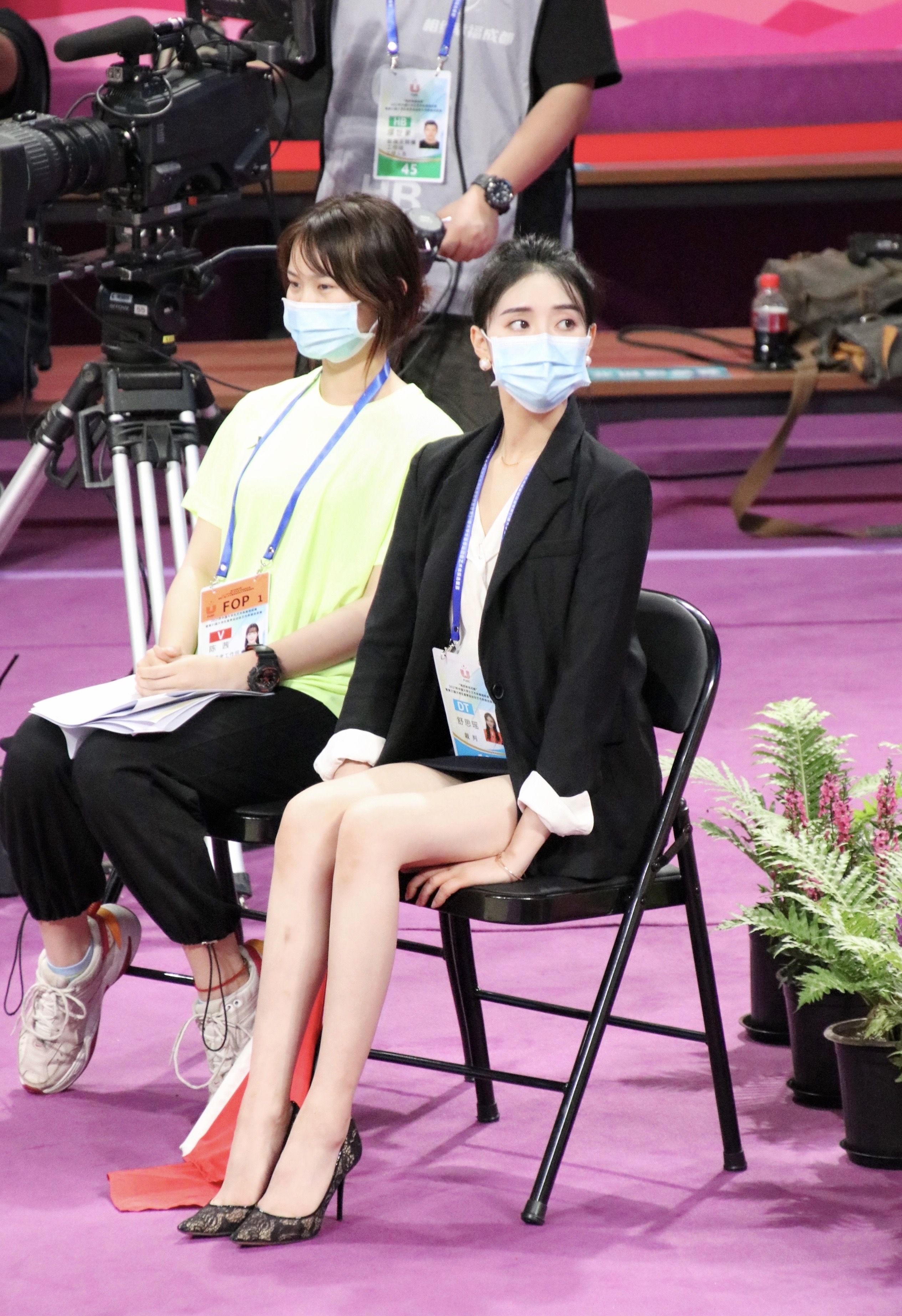 她曾是体操女神,她是北体校花因一字马爆红