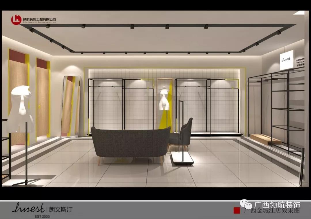 女装店简单装修风格效果图,高级灰女装店装修风格