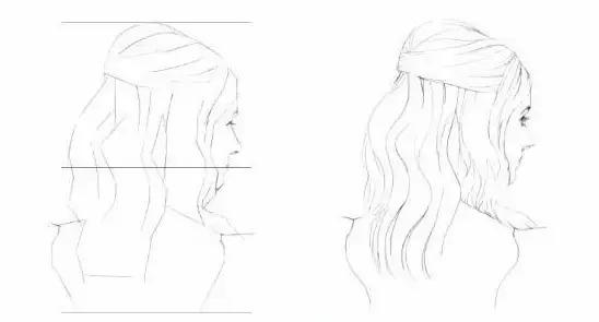 怎样才能画出最漂亮的头发,怎样可以画出简单的头发