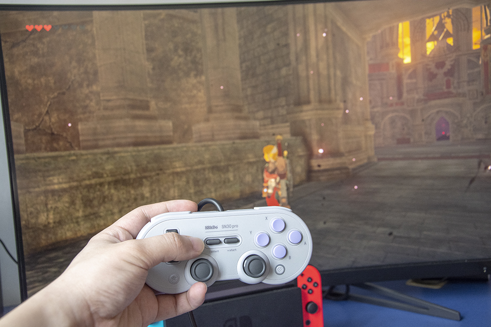 8位堂sn30pro手柄拆解,即插即用无需联网