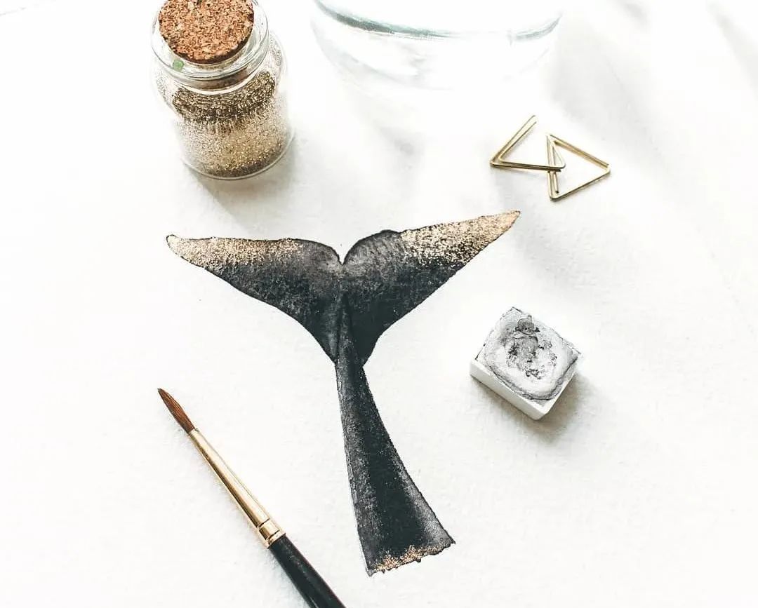 一头蓝鲸等于50只大象，被插画师画成小可爱，治愈了我们的内心