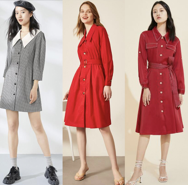 冬日穿搭内搭推荐女,冬日内搭连衣裙平价推荐