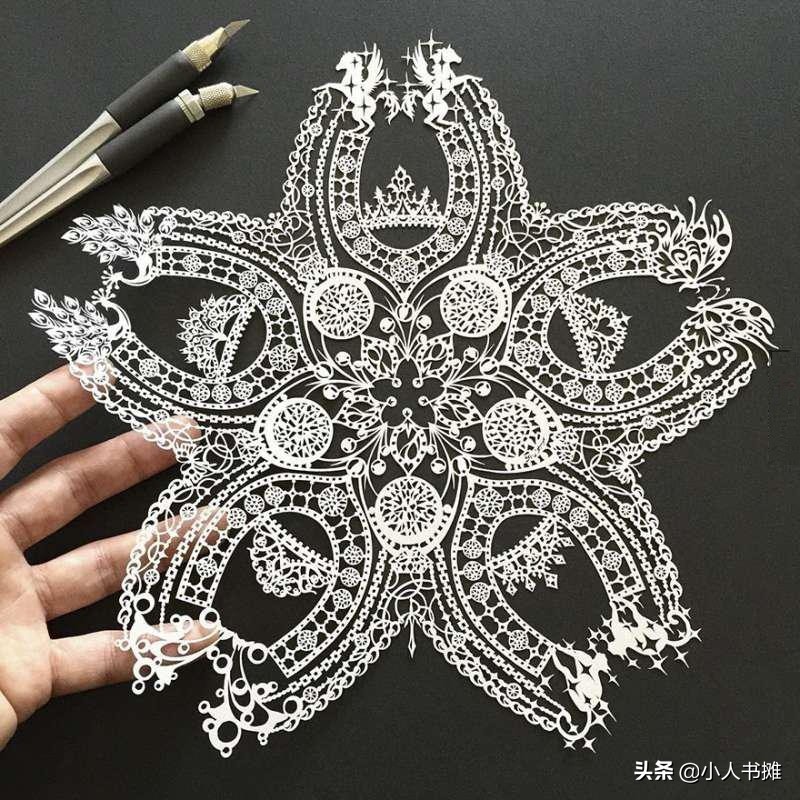 日本剪纸大神,龙猫剪纸手工制作