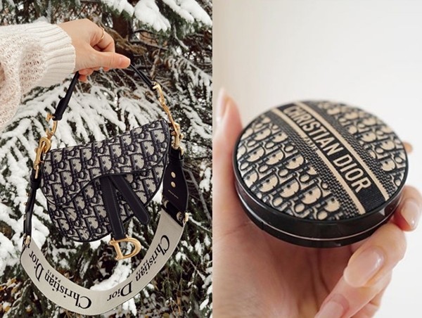 Dior经典老花延烧到气垫粉饼，超精美粉盒绝对必收
