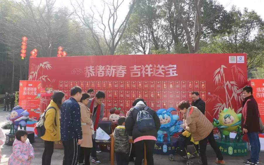 今天,我在宜兴竹海,过传统春节,沾福气满满!
