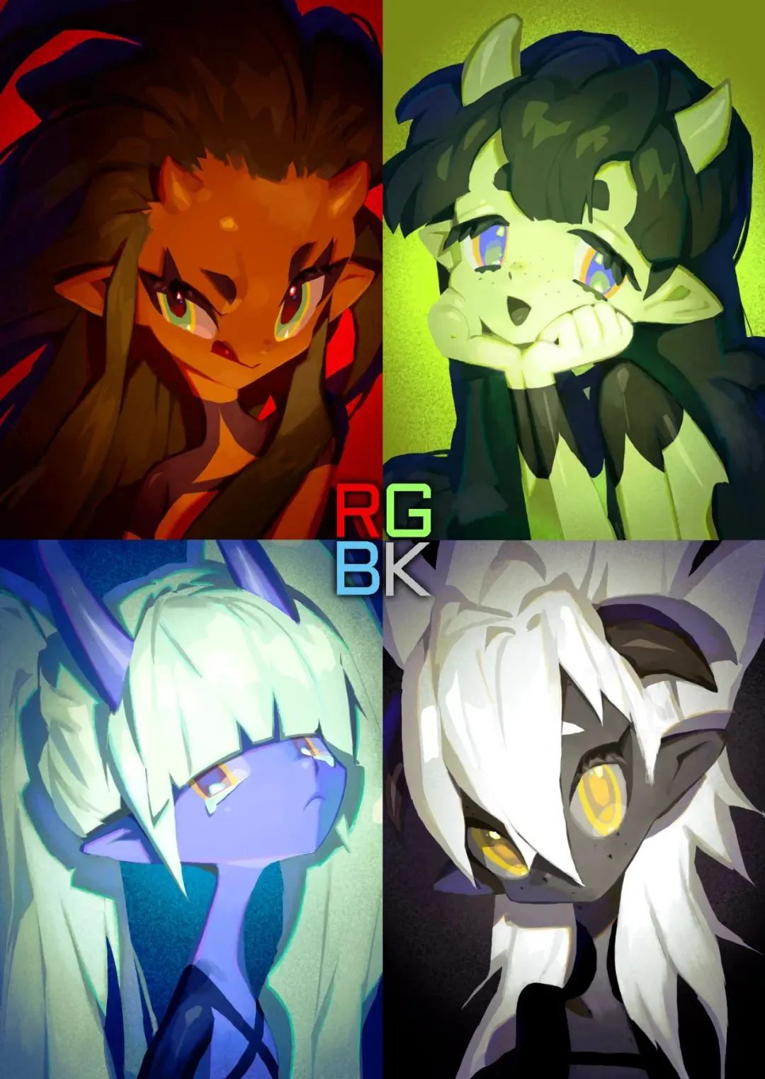 LEEMK,GAMZA/贯彻爱与真实的邪恶|插画分享