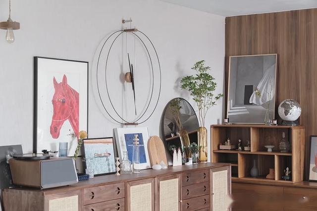 原木风吊顶效果图客厅简约,简约原木风