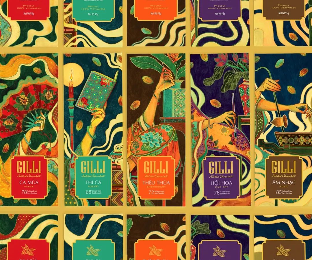 巧克力产品卡通包装设计图,巧克力品牌创意包装