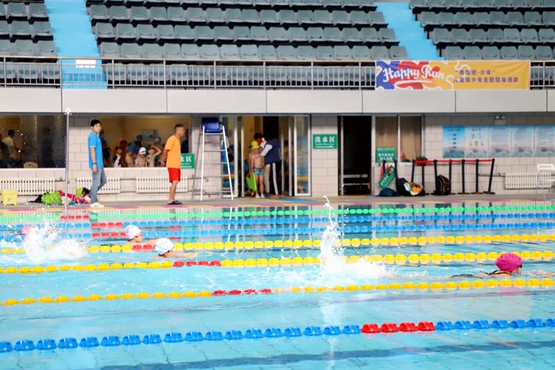 陕西省青少年体育冬夏令营西安站游泳项目开营