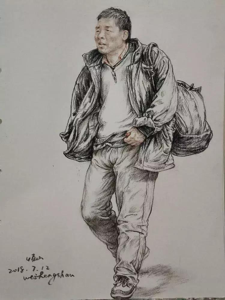 最好的素描速写作品,经典大师画素描速写人物