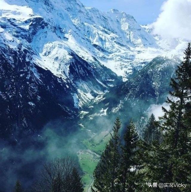 旅游风景视频阿尔卑斯山,旅游风光阿尔卑斯山脉