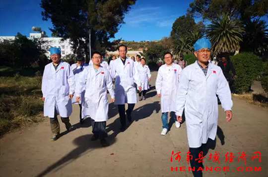 在非洲出彩的三门峡专家团队