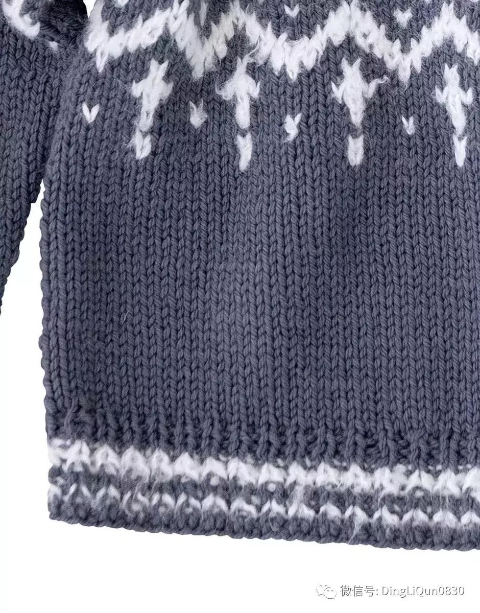 围巾编织教程10-15岁,圆肩针织宽松套头衫小款编织