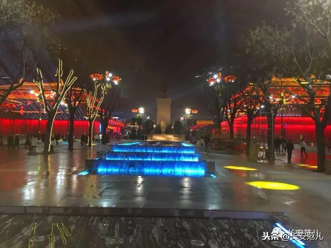 大唐不夜城还原照片,大唐不夜城换装拍摄