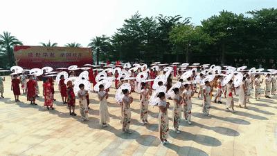 惊艳全国、破世界纪录!455名旗袍佳丽云集湛江遂溪玥珑湖