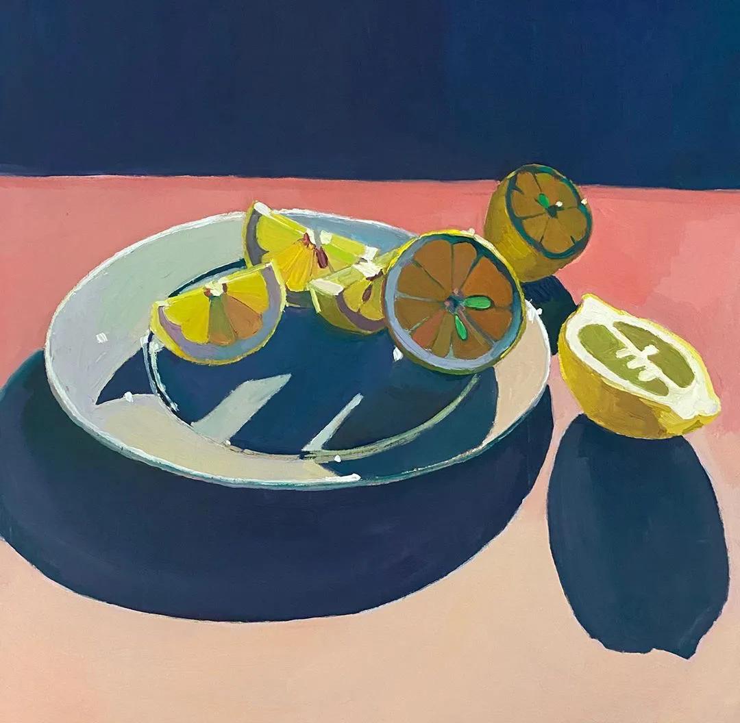 充满光感，秀色可餐的水果绘画