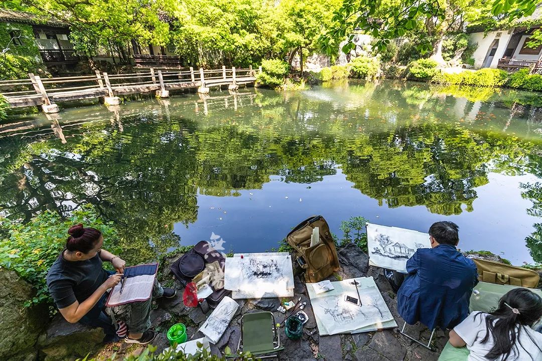 惠山古镇天下第二泉竹筒茶,惠山古镇天下第二泉