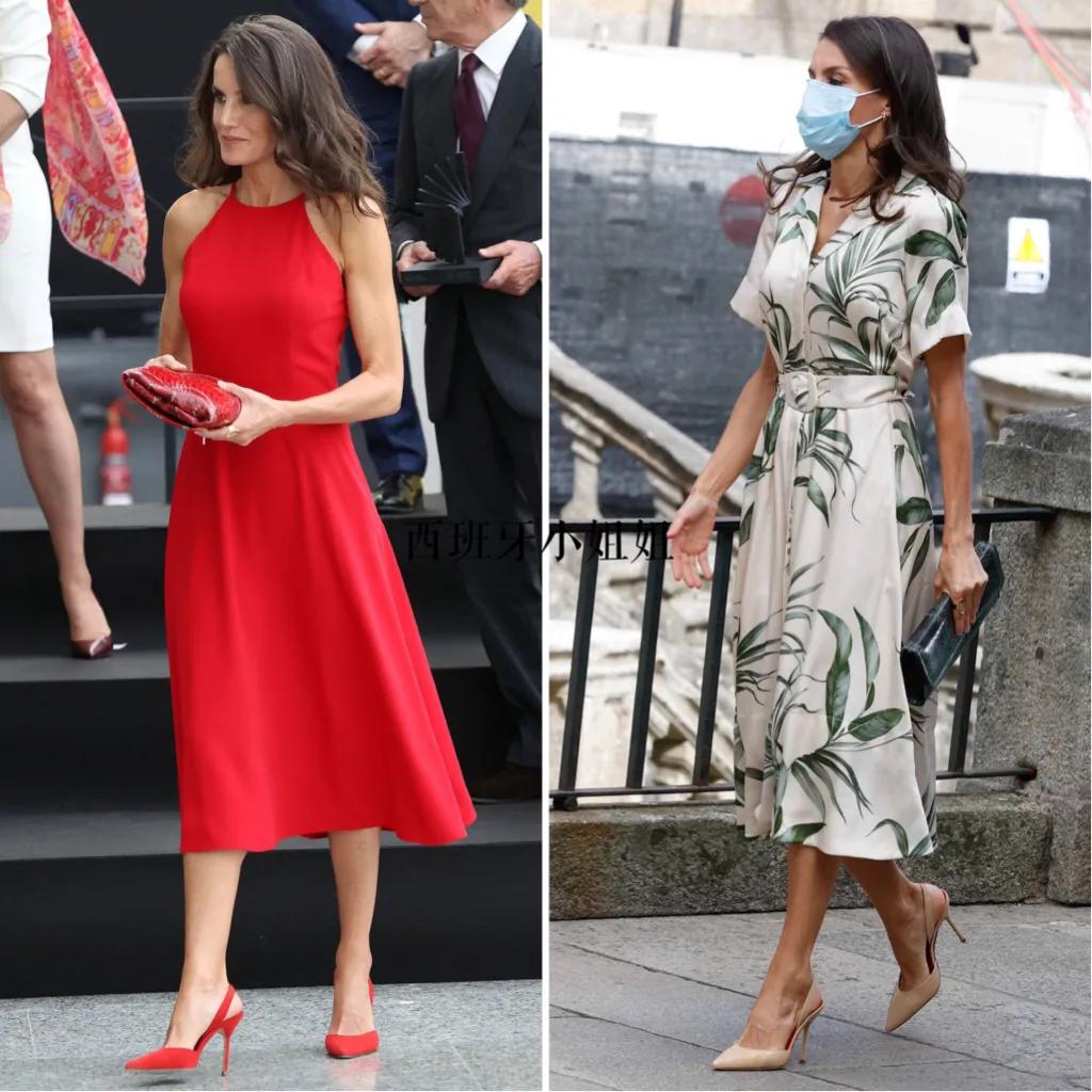莱蒂齐亚时尚穿搭最新,王后莱蒂齐亚惊艳西装