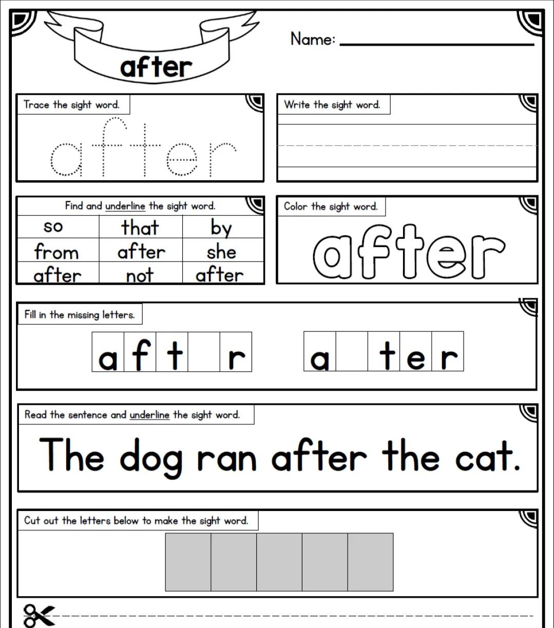 sightwords教材下载,sightwords词汇表