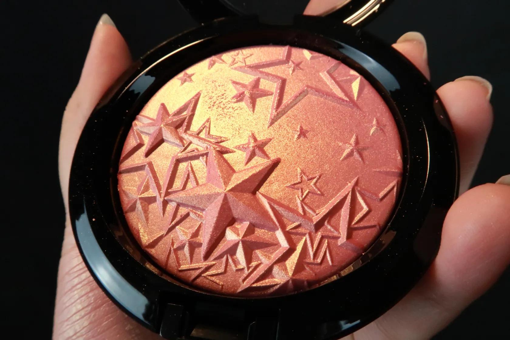 mac圣诞高光peach,macstarquake