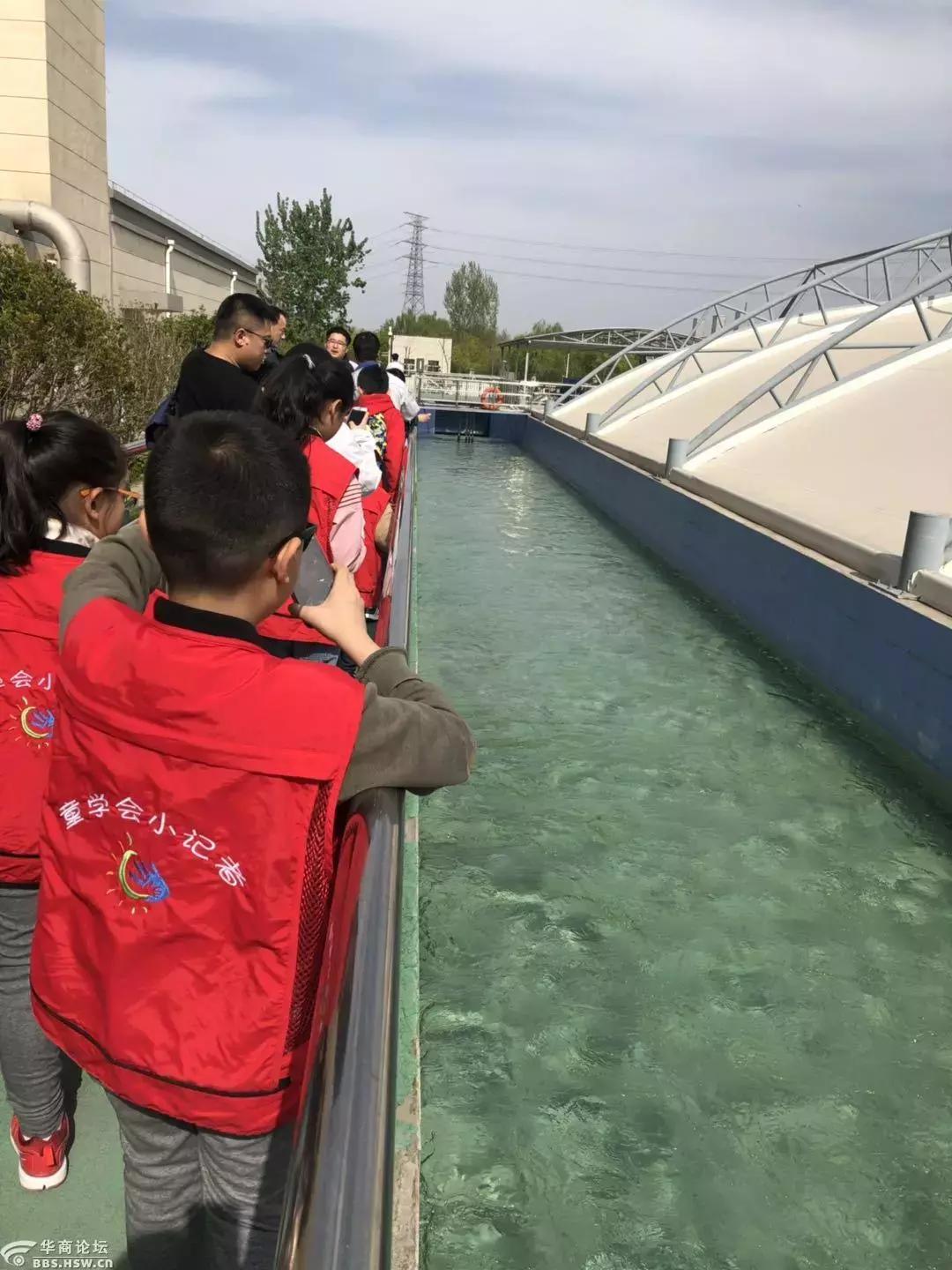 污水处理厂小记者,污水处理厂小朋友参观讲解