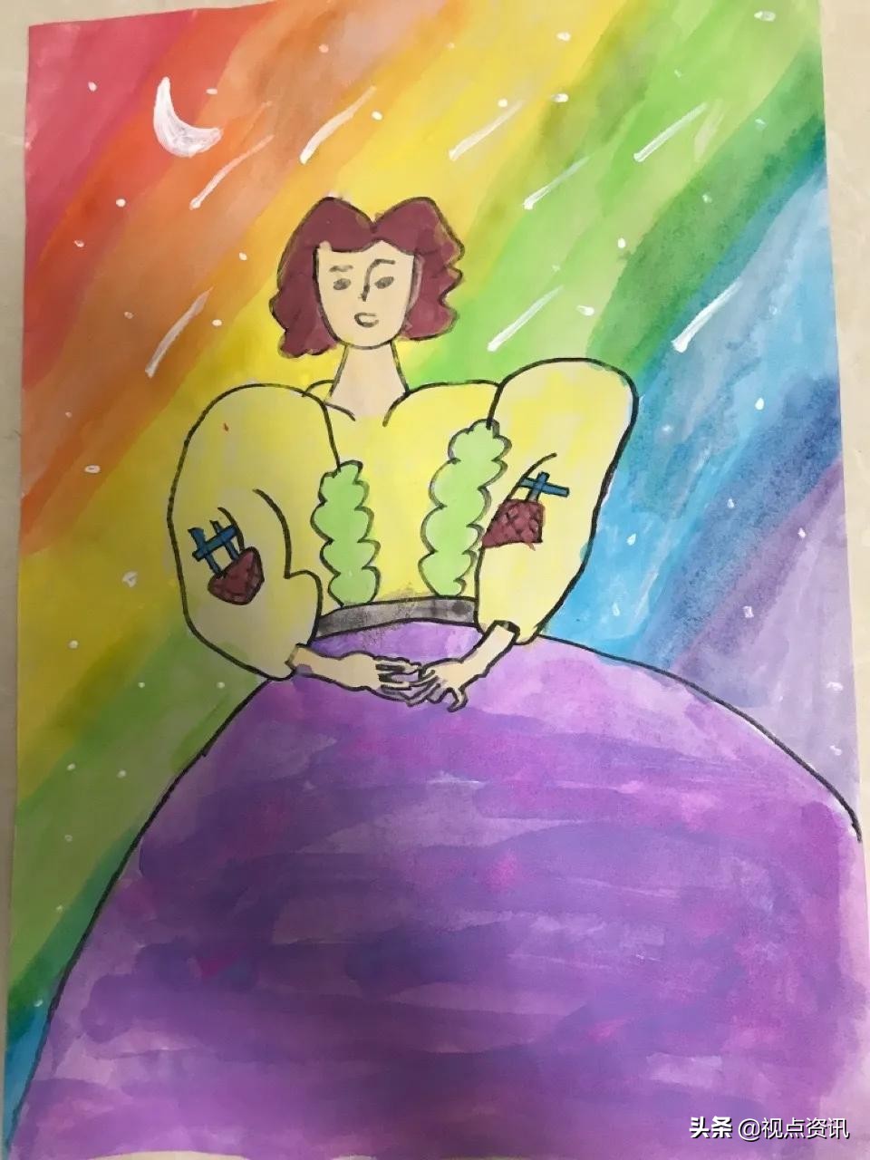 彩色的梦书法家,彩色的梦清华附小