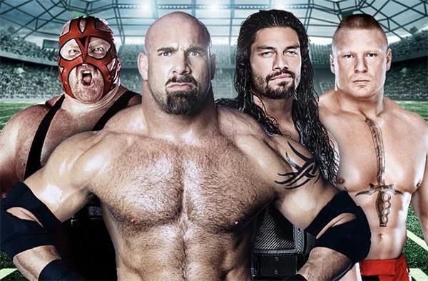 打过wwe的球星,打过篮球的橄榄球员