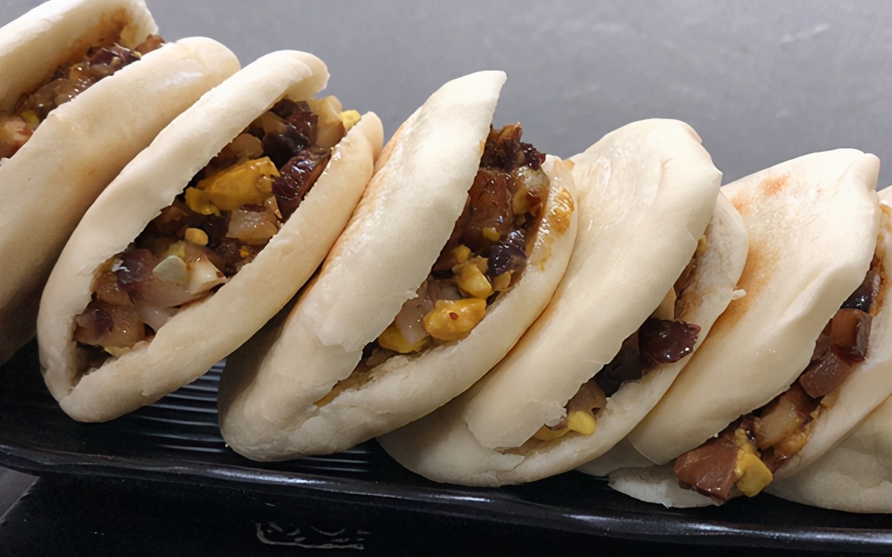 低脂饱腹全麦肉夹馍,小吃特色家常肉夹馍