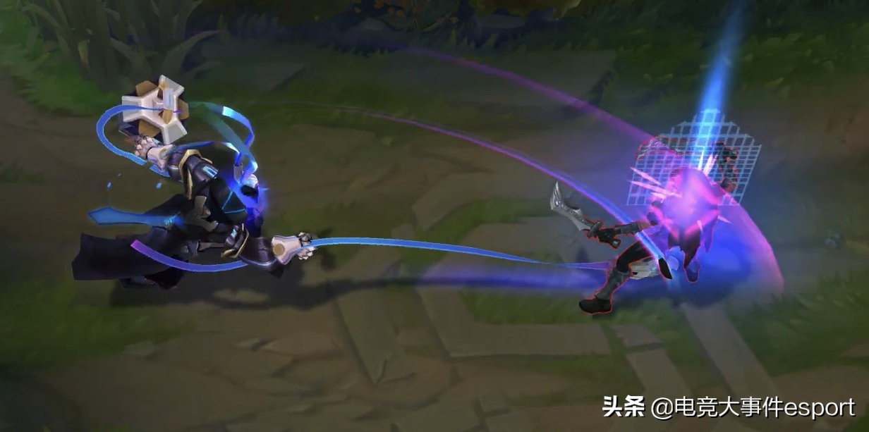 lol手游锤石未来战士皮肤技能特效,lol未来战士锤石