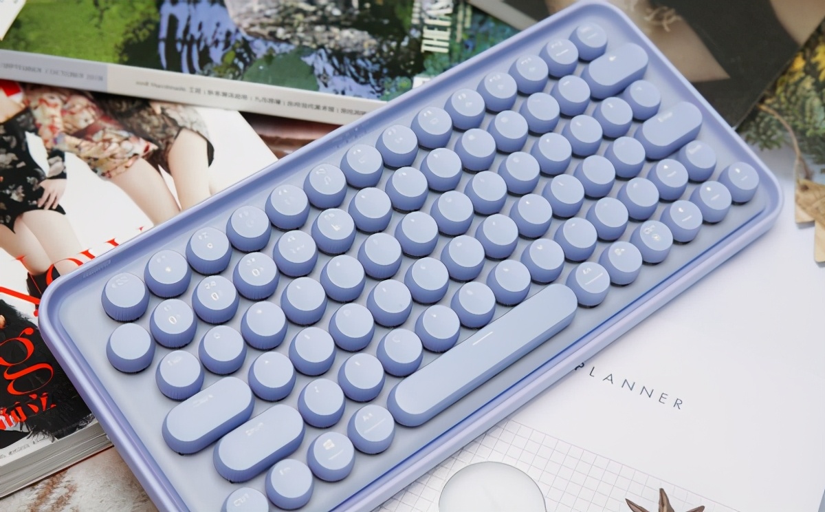 雷柏ralemopre5粉色黑轴,雷柏慕斯键盘评测