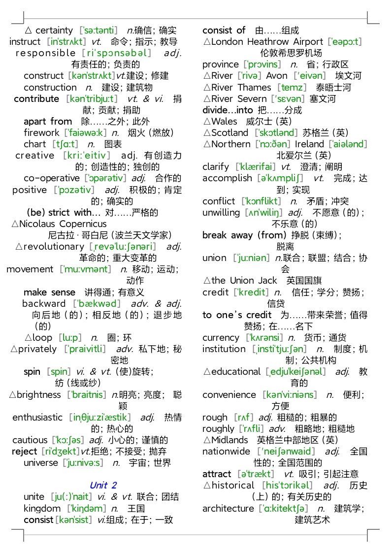 人教版高中英语单词表全部电子版,人教版高中英语单词表