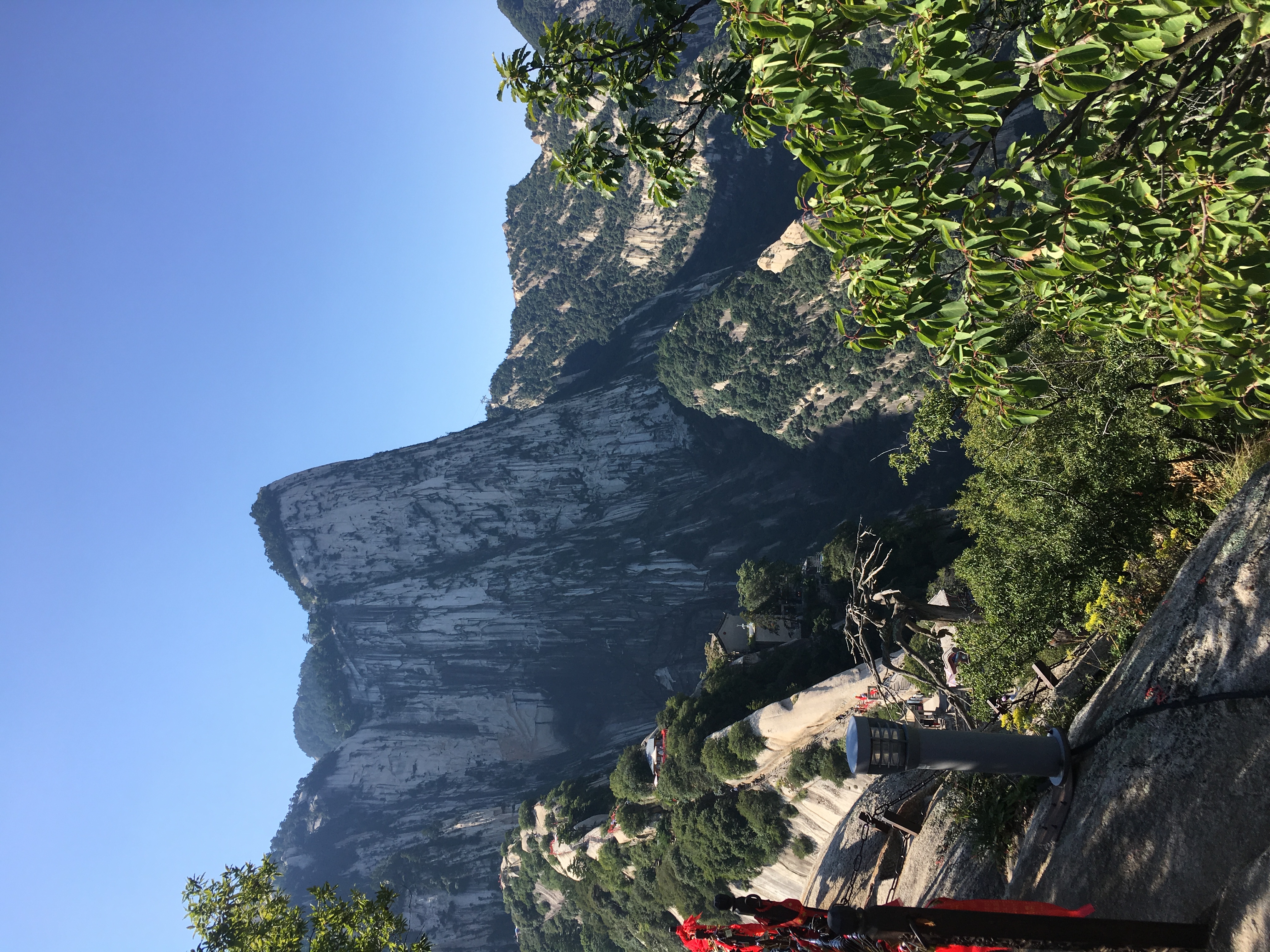 西岳华山自助游图记(擦耳崖——日月岩——苍龙岭)