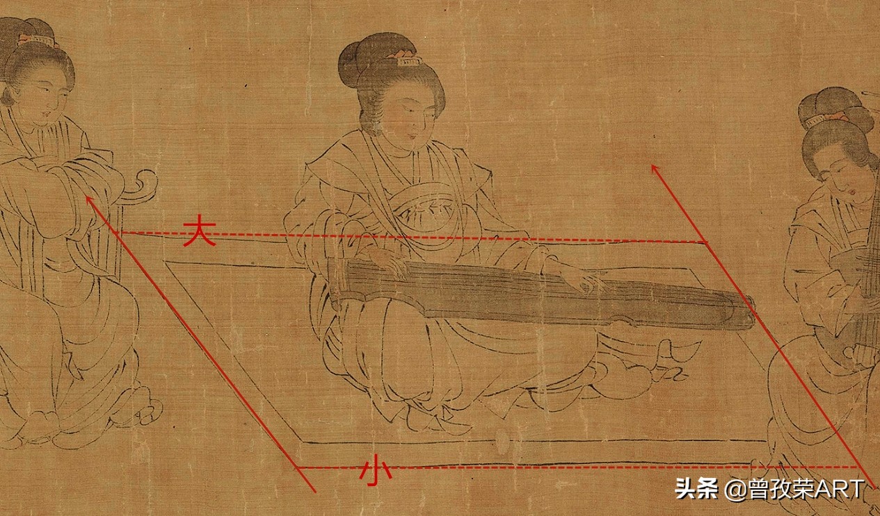 国画文人桌子上面有什么,国画为什么远大近小