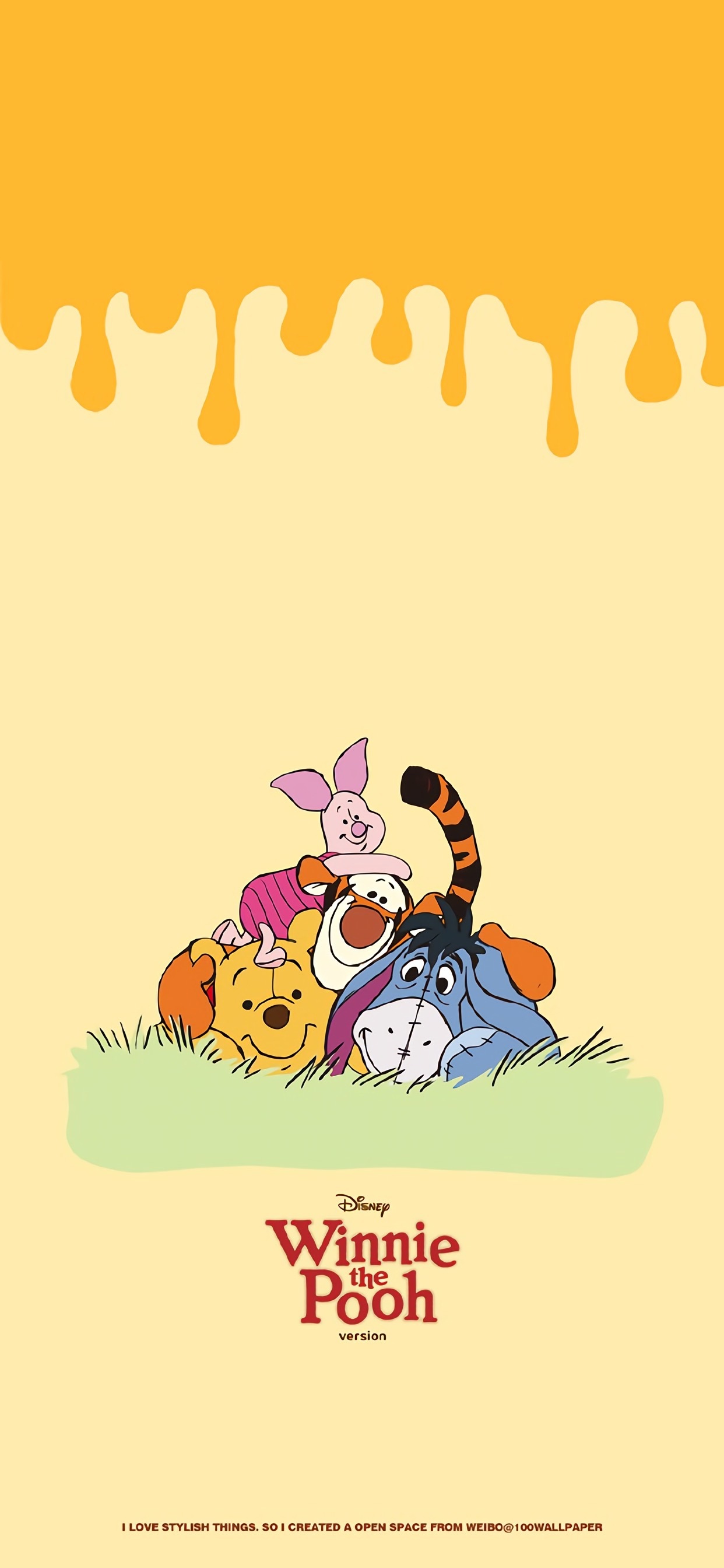 小熊维尼卡通手机壁纸高清壁纸无水印