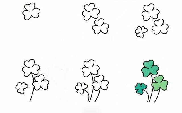 100种简笔画花草的画法高清,教学简笔画植物图片大全