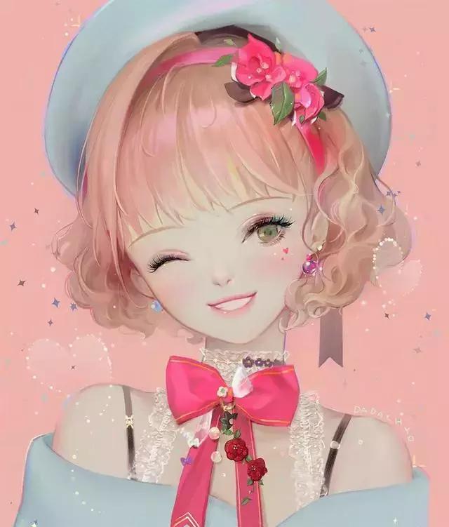 好看的仙女插画,唯美的韩国风插画