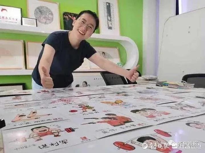萌翻了手绘34个省级轮廓图,萌翻了姑娘手绘38张奥运冠军漫画