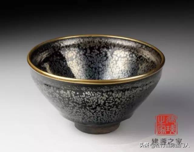 日本收藏的建盏天目曜变,日本国宝级老宋代建盏